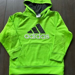 Adidas neon green hoodie